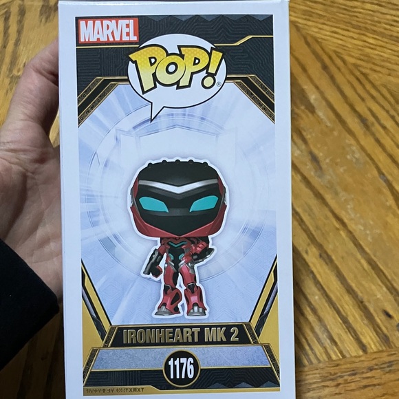 Funko Pop Ironheart MK 2 with Red and Black Design - Picture 4 of 5